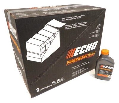 OEM (48) ECHO OIL 5.2 Ounce Bottles of 2 Cycle Power Blend Gold for 2-Stroke
