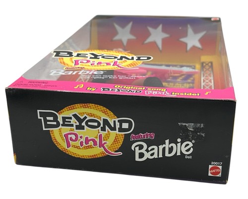 VTG Mattel 1998 Beyond Pink Barbie Doll #20017 Glow In The Dark Brand New Sealed - Picture 10 of 10