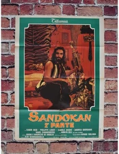 Sandokan Poster Part 2 Kabir Bedi Philippe Leroy Giordana Celi Solima A11