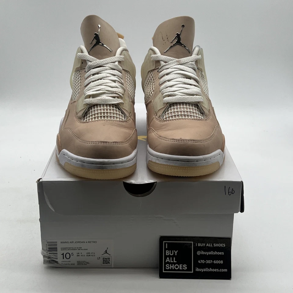Talla 10.5 - Air Jordan 4 Retro Shimmer W (DJ0675-200) Foto 2 de 4