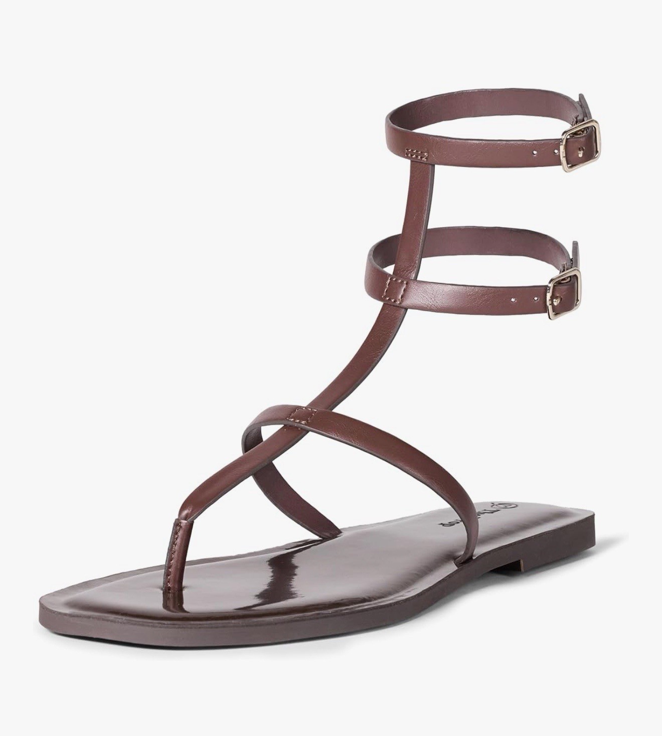 The Drop Casper mahogany gladiator sandal ladies 9 New with tags