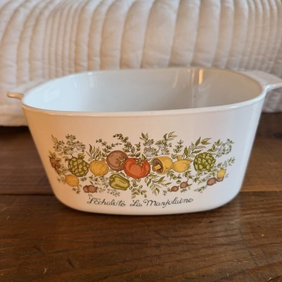 Vintage Spice Of Life Corningware 3 Quart Casserole Dish No Lid