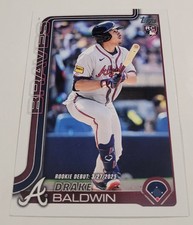 2025 Topps Update #US113 Drake Baldwin RC Atlanta Braves