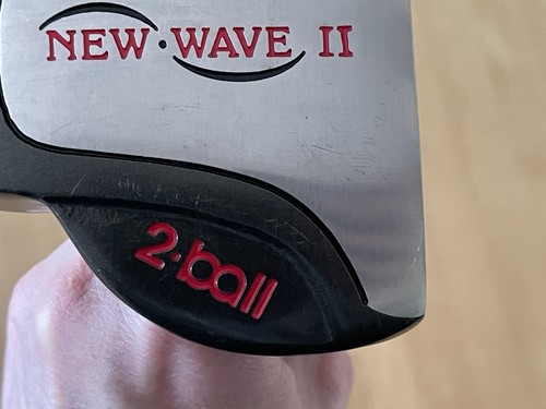 Edtheclubmaker RH 2 Ball New Wave II Putter w/ JumboMax Grip 38" Golf Club - Picture 12 of 13