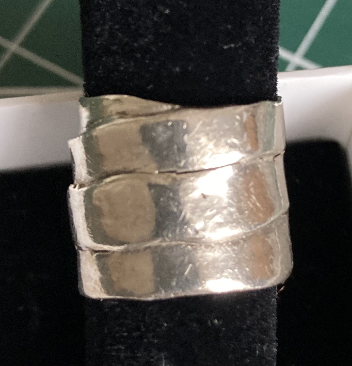 Chunky Wide 925 Solid Silver Hallmarked Designer … - image 1