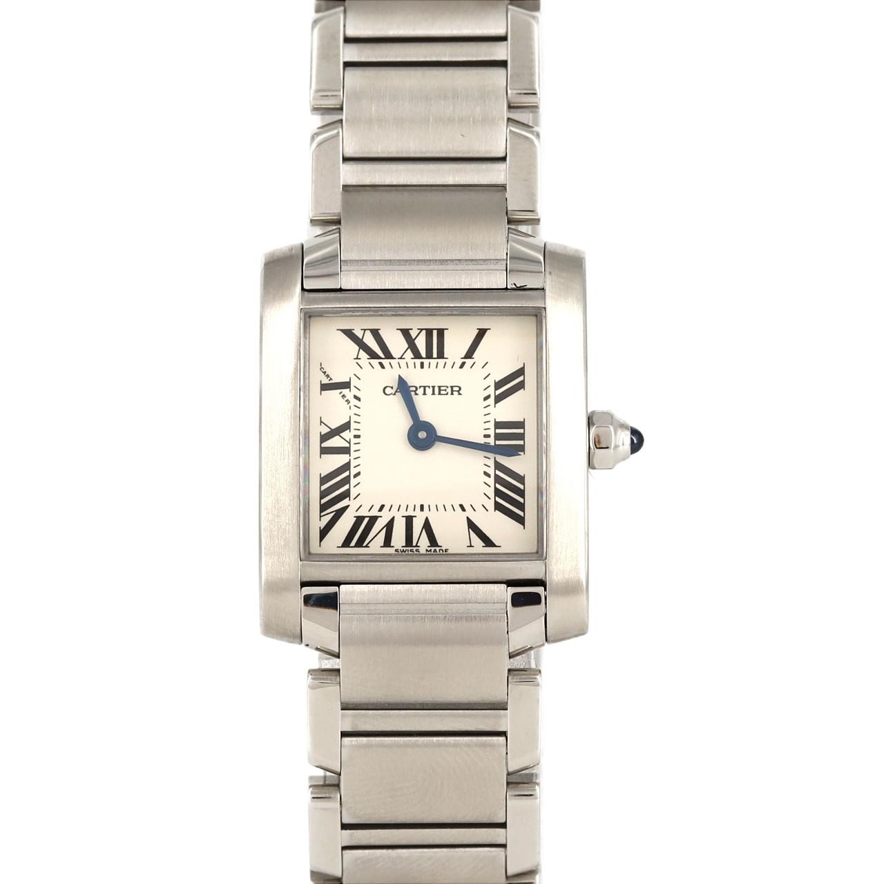 Authentic Cartier Tank Francaise Quartz Watch W51008Q3