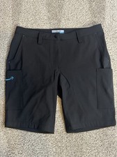 Amazon Shorts Women's Large 12-14 Cargo Work Delivery Driver Black NWOT