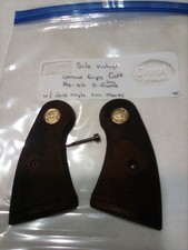 Vintage Sile Colt Pre 66 D Frame Grips Gold Eagle Coin Marks