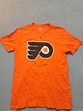 Fanatics Philadelphia Flyers Hockey T-Shirt Men's Size Large Crew Neck Short Sle