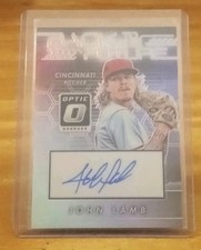 2017 Donruss Optic Back to the Future Autographs John Lamb Cincinnati Reds