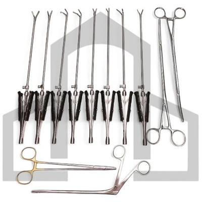 New Valve Cardiac Surgery Set Surgical Instruments 12 Pcs Set