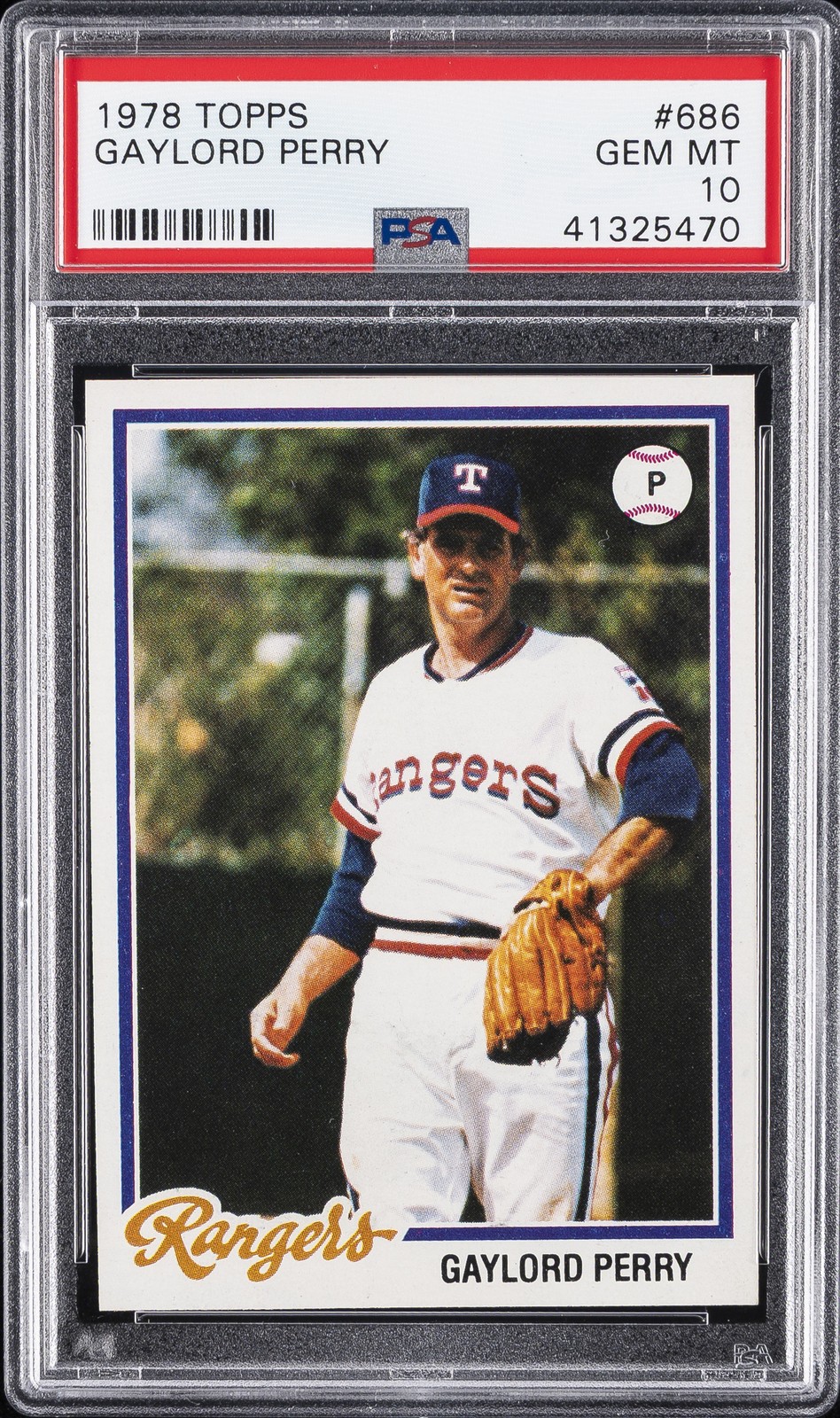 1978 TOPPS #686 GAYLORD PERRY PSA 10