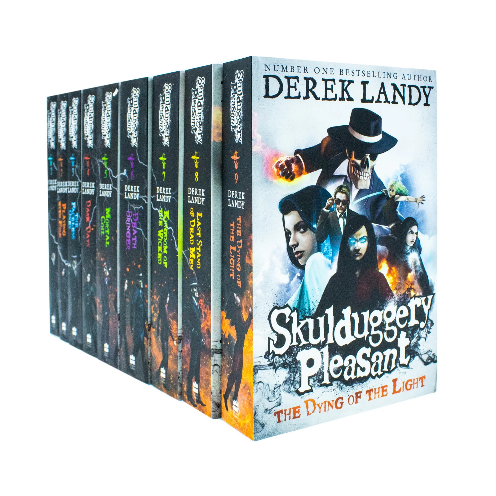 Skulduggery Pleasant Derek Landy 9 Books Collection Set | Derek Landy Paperback