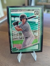 Braden Montgomery 2025 Panini Donruss Optic Black Circles Rated Prospect