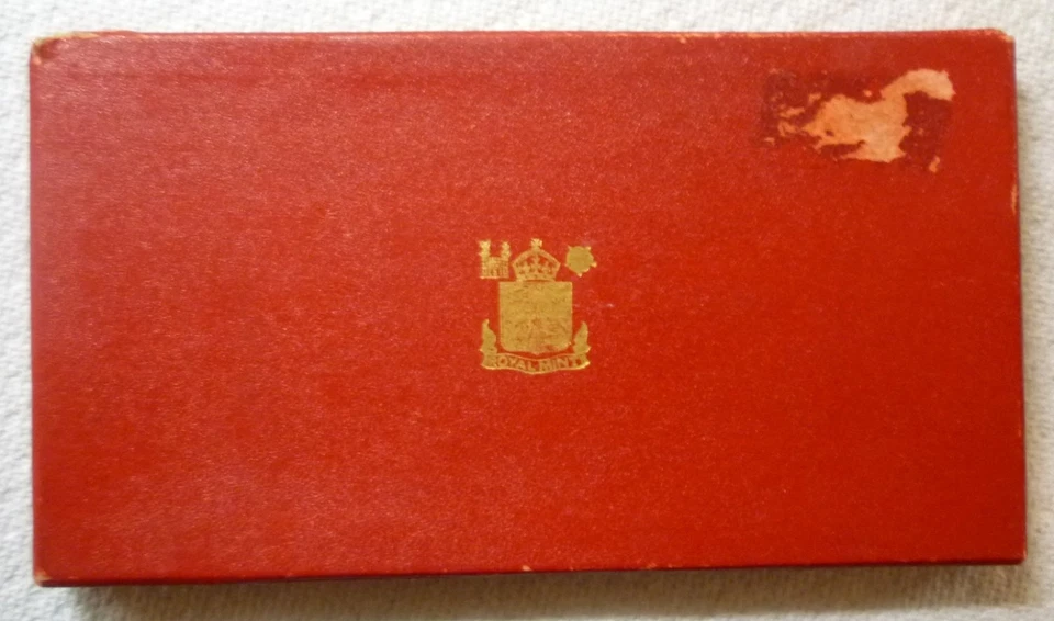1950 GREAT BRITAIN UK - OFFICIAL PROOF SET (9) - GEORGE VI - ORIG. RED BOX -RARE - Image 3 of 4