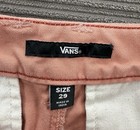 Vans Chino Skate Chino Pants Straight Fit Stretch High Waist Coral Women’s 29 — photo 3
