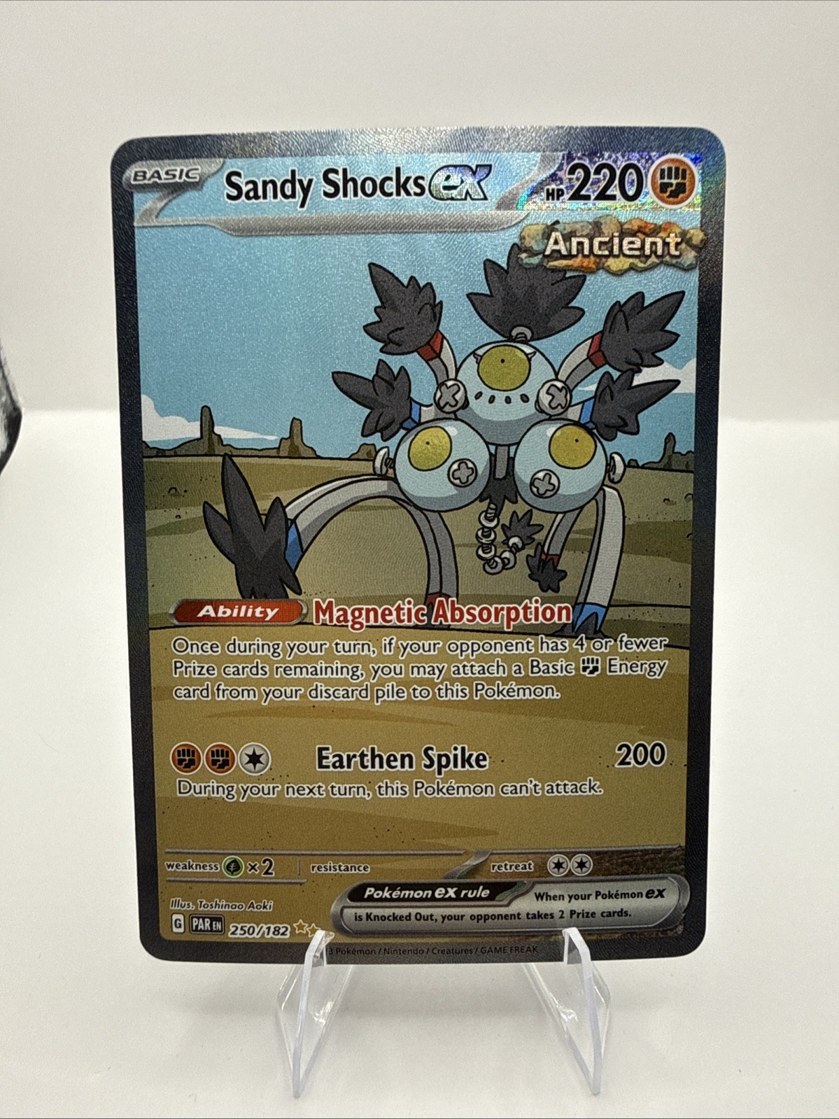 Sandy Shocks ex 250/182 Special Illustration Rare Paradox Rift Pokémon Card NM