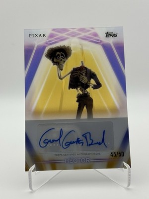 Topps Disney Neon 2026 HECTOR Auto /50 (45/50) Gael Garcia Bernal Pixar