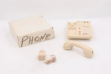 Technico TT-241 Vintage Push Button Corded Landline Phone With Box & Adapter