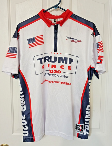 Camiseta Epic Racewear Trump Pence 2020 Pit Crew fanáticos de carreras para Trump pequeña - Imagen 1 de 8
