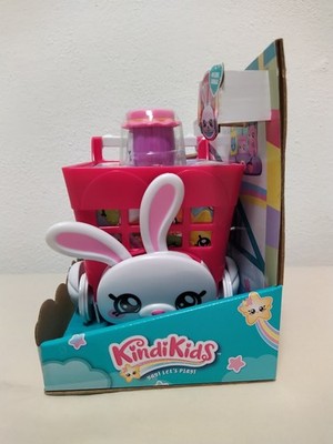 Kindi Kids Shopping Cart Shopkins Fun Rabbit Trolley Einkaufswagen Hase Neu