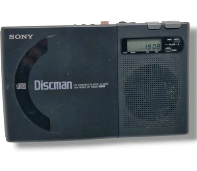 ⚡ Sony Discman D-1000 Portable CD-Player I 1990 getestet working rare⚡ - Bild 1 von 4