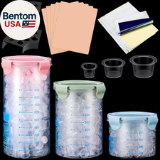 1015 Pcs Tattoo Skin Practice Kit Included 1000 Tattoo Ink Caps 3 Storage Contai