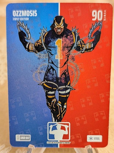 2026 Bo Jackson Battle Arena Ozzmosis Logofoil Steel LOGO-647 Ozzie Albies