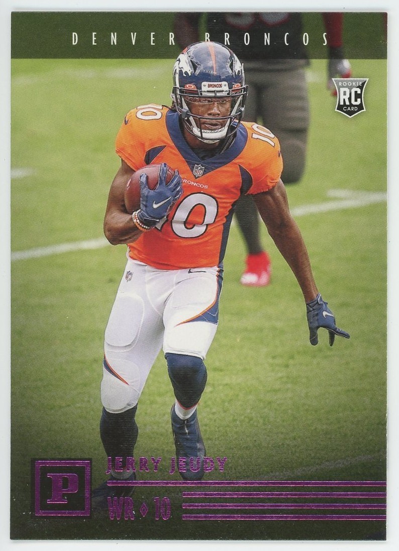 2020 Panini Chronicles Panini Jerry Jeudy RC # PA-15 Pink