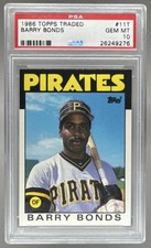 Barry Bonds 1986 Topps Traded #11T Rookie RC PSA 10 San Francisco Giants 