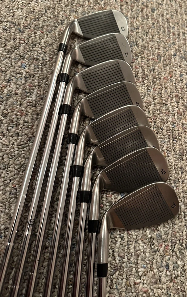 Spalding Executive EZX Oversize RH Iron Set 3-PW Regular Flex Steel Shafts VGC - Image 3 of 4
