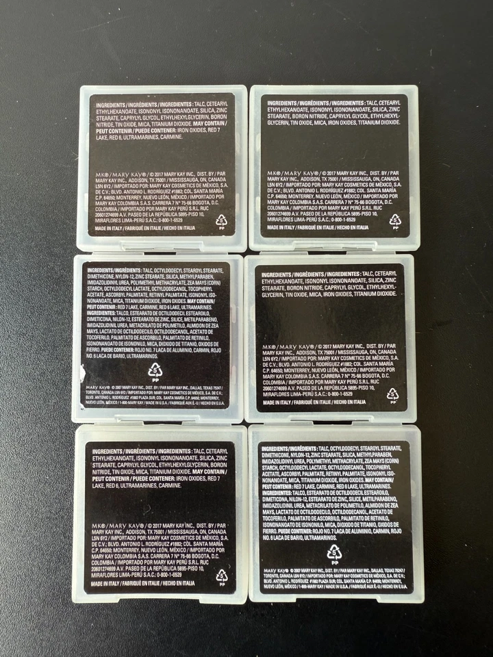 Lot Of 6 Mary Kay Mineral Cheek Color Rosy Nude Cocoa Bold Berry Latte G Copper - Image 2 of 2