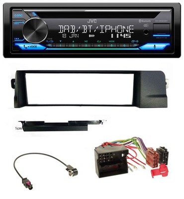 JVC Bluetooth MP3 USB DAB CD Car Stereo for BMW 3 Series E46 Professional Version Quadlock