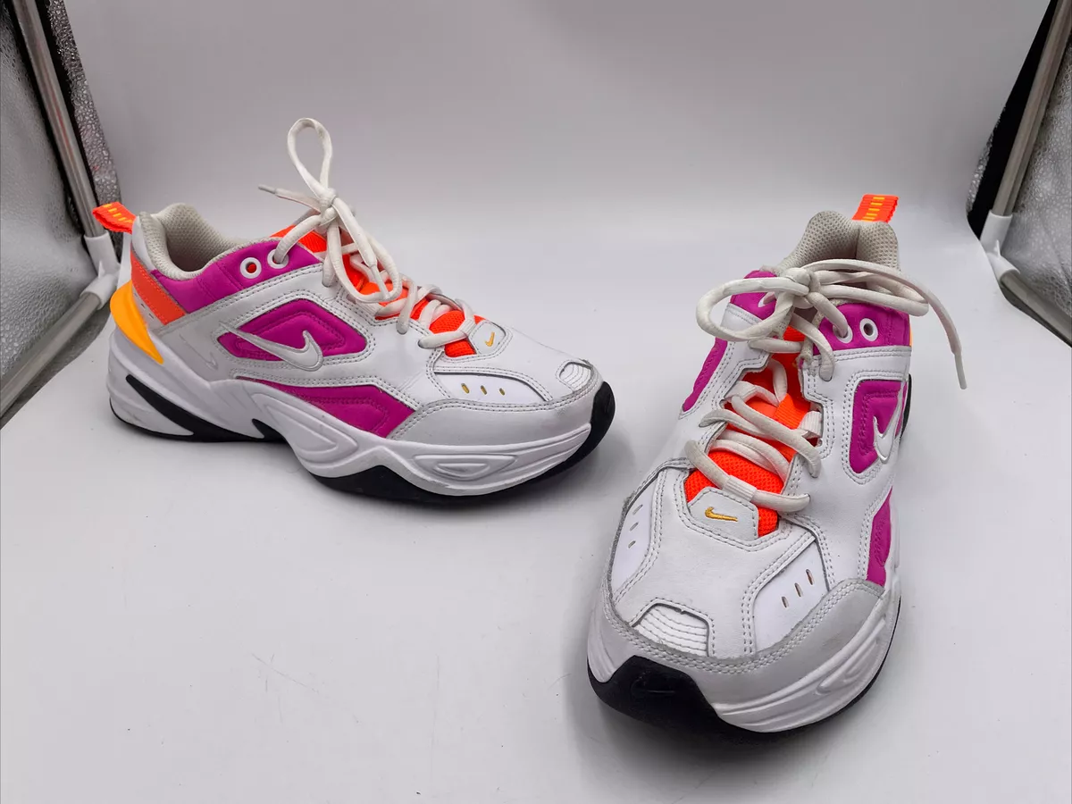 Uitstralen ethiek slecht Nike Women M2K Tekno A03108-104 Sneakers Size 9 White Hot Pink Neon Orange  | eBay