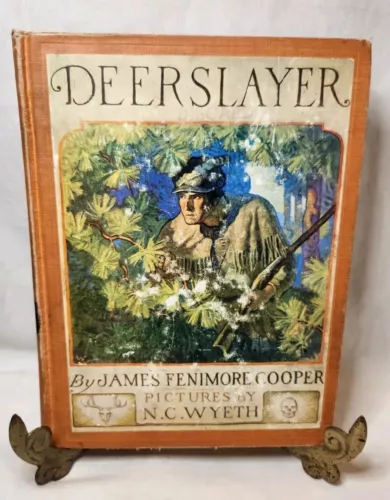 1953 The Deerslayer James Fenimore Cooper Scribner's N.C. Wyeth Illustrated Book