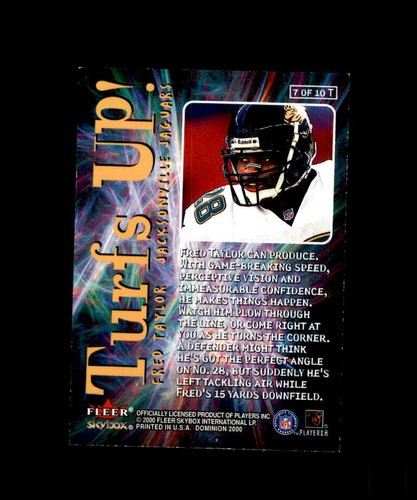 FRED TAYLOR FOOTBALL CARD YOU PICK YOUR CHOICE SEE SCANS ROOKIE INSERT NUMBERED - Picture 174 of 254