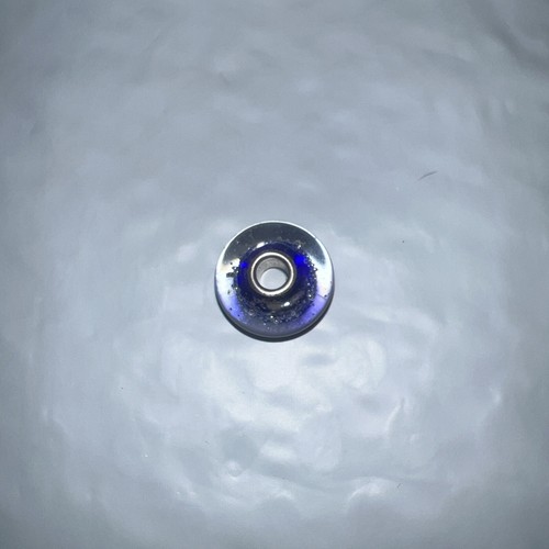 Authentic Trollbeads Glass Blue Milky Way Bead - Picture 3 of 4