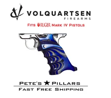 Volquartsen Ruger Mark IV Blue Laminated Wood Grips RIGHT HAND MK 4 VCTRG-4-BL-R