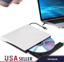 USB 3.0 Slim External CD DVD Drive Disc Player Burner Writer For Laptop PC Mac