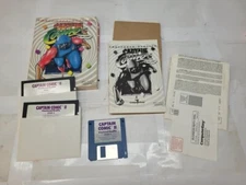 Captain Comic II Fractured Reality 1990 Computer Easy PC DOS  Big Box / r4 d14