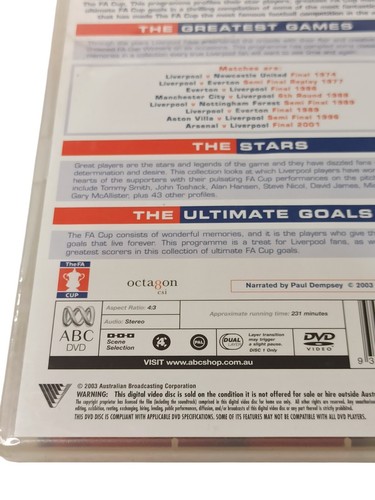 The Magic Of The F.A. Cup Liverpool FC (DVD 2003) Sports Soccer R4 Brand New - 第 12/12 張圖片