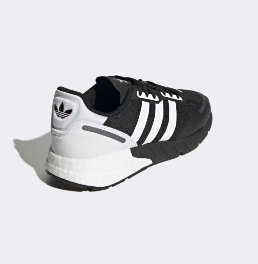 シューズ・靴 1S225-10 New Adidas Originals ZX 1K Boost Shoes Sneakers FX6515 Black