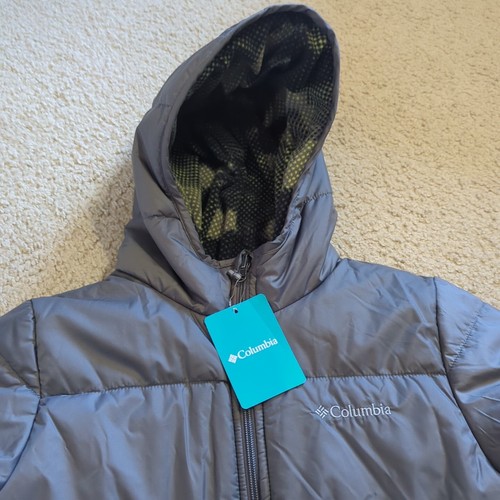 Columbia Boys Ice Chips Reversible Hooded Jacket, Gray, Youth Size: XL (18/20) - Picture 7 of 20