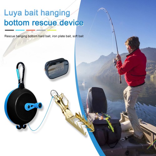 Rescue Hard Bait mit 30 m Schnur, Köderschoner, Angelzubehör (blau, schwarz) - Bild 7 von 10