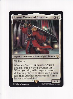 MAGIC THE GATHERING MTG COMMANDER: FINAL FANTASY AURON, VENERATED GUARDIAN  | eBay