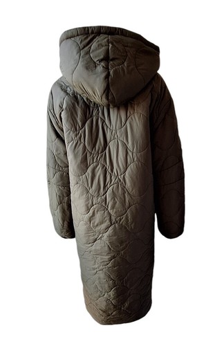 Zadig & Voltaire Koet Parka Reversible Puffer Parka Coat w/Hood "FEVER" M - Picture 2 of 6