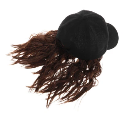 MARKENLOS Baseballkappe Mit Haarverlängerungen Haaren Synthetische Perücke