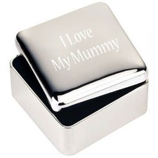 Caja De Joyas De Plata Regalo Te Amo Mamá