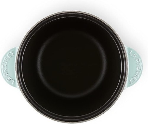 Le Creuset Cocotte Every 20 Sage Rice Pot 20cm 2.8L Cast Iron Silver knob JP NEW - Picture 7 of 19