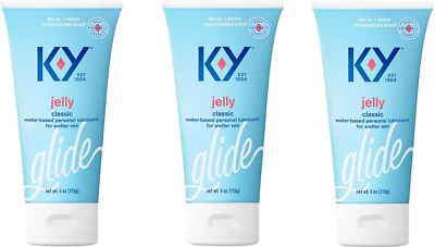 K-Y Jelly Personal Lubricant 4oz (3 Pack)